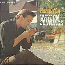 Waylon Jennings Hangin' On Country LP 1968
