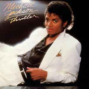 Michael Jackson Thriller LP uit 1982