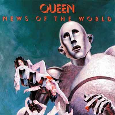 Queen News of the World LP uit 1977